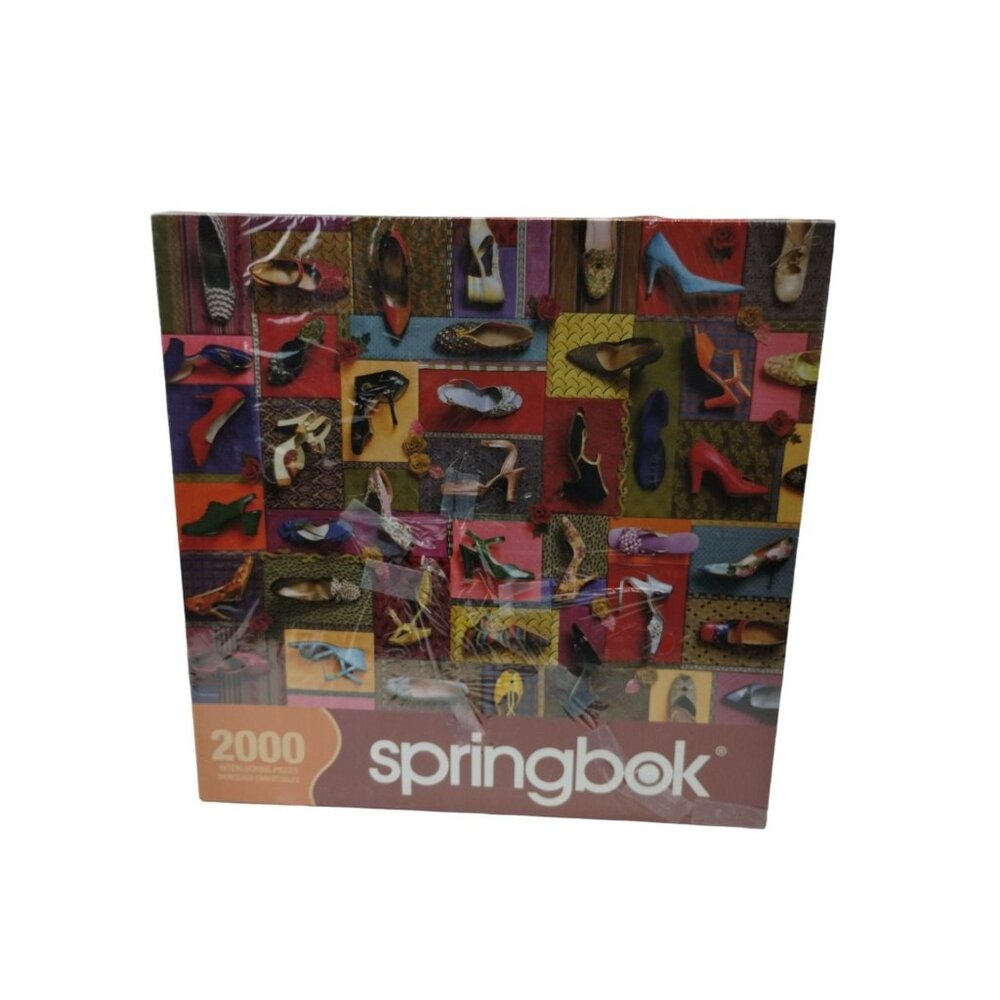 Springbok Puzzle Shoes! Shoes! Shoes! 2000 Piece Jigsaw Puzzle Sealed NEW